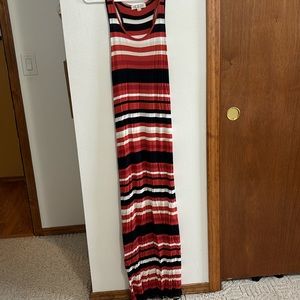 Pink Rose Maxi Dress, size M